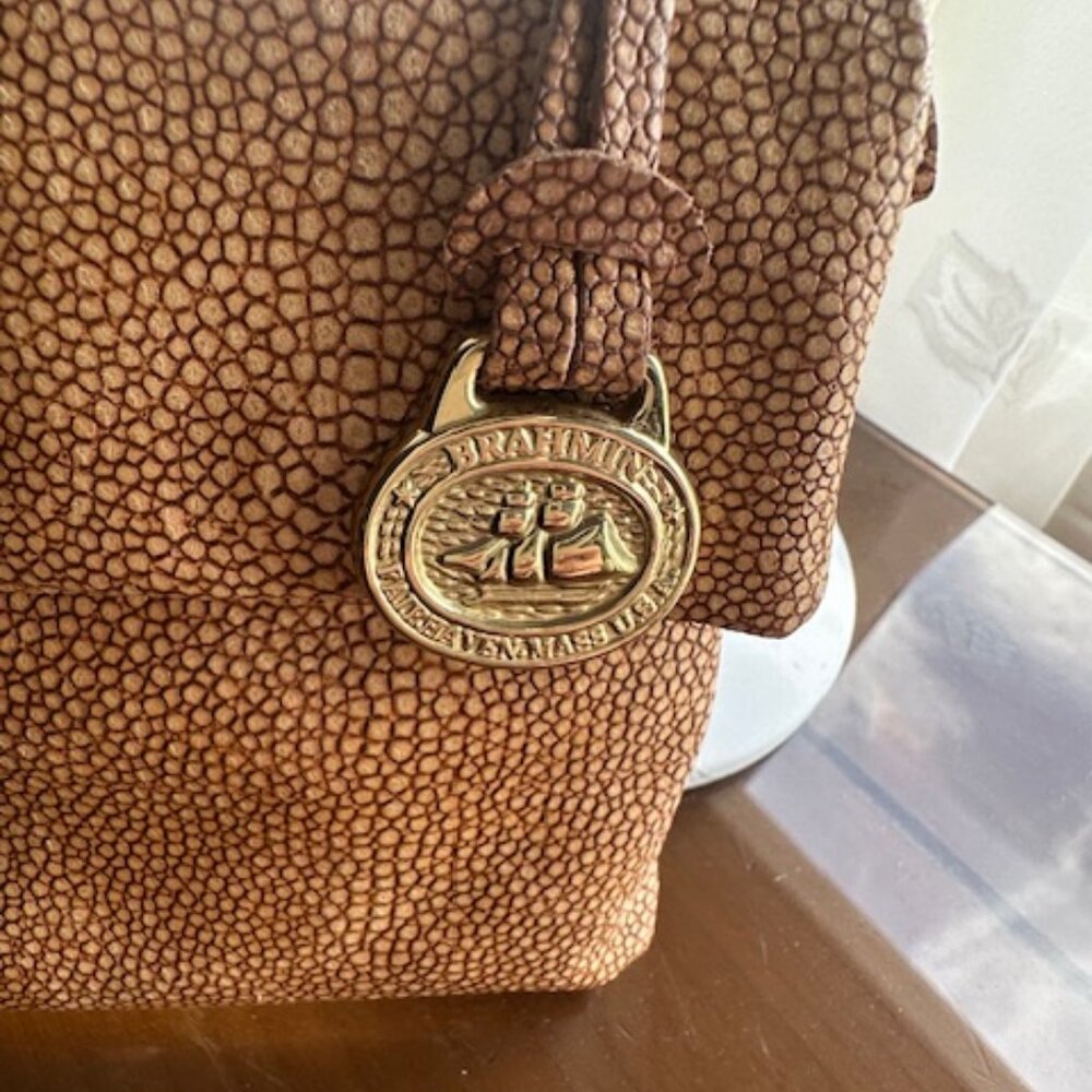 NWOT Brahmin Fold Over Shoulder Bag - Picture 10 of 15